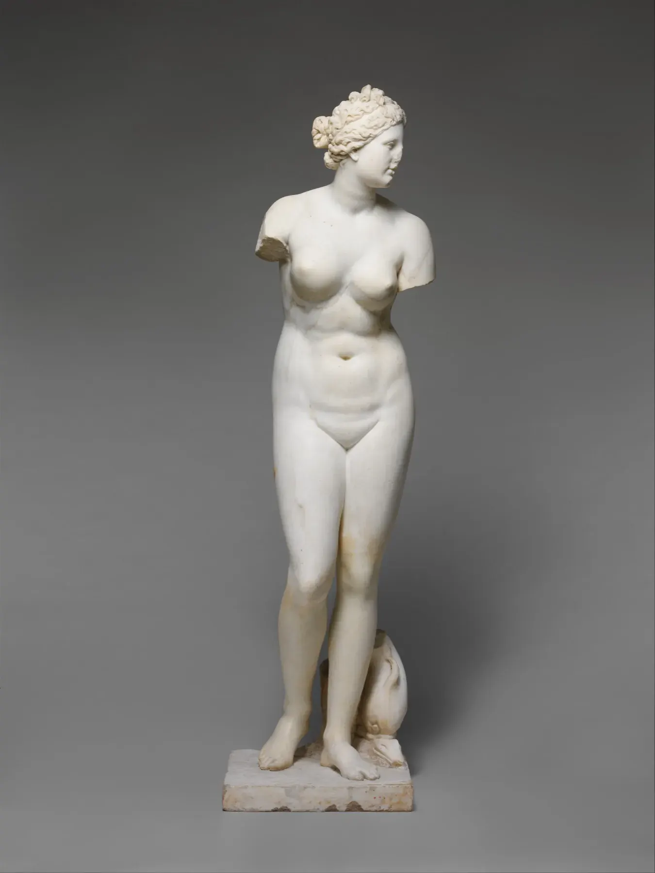 Roman marble statue of Aphrodite at the Met