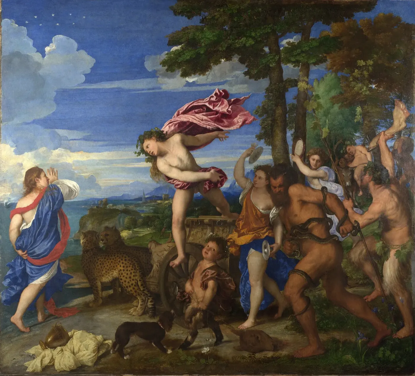 Titian painting Bacchus and Ariadne