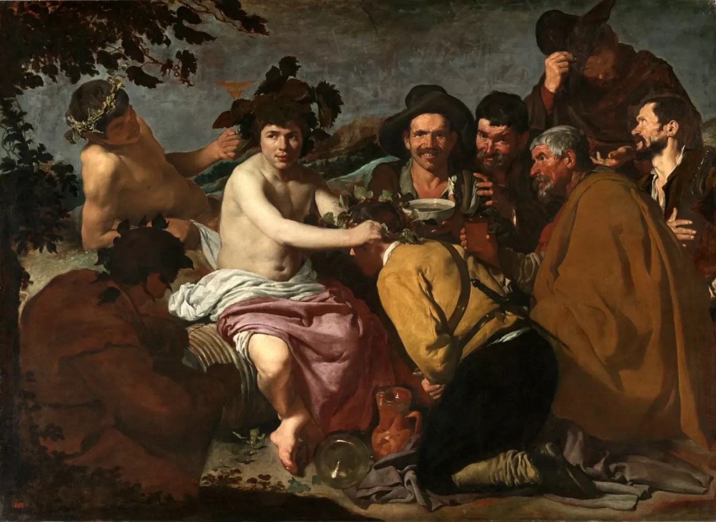 Velazquez painting The Feast of Bacchus