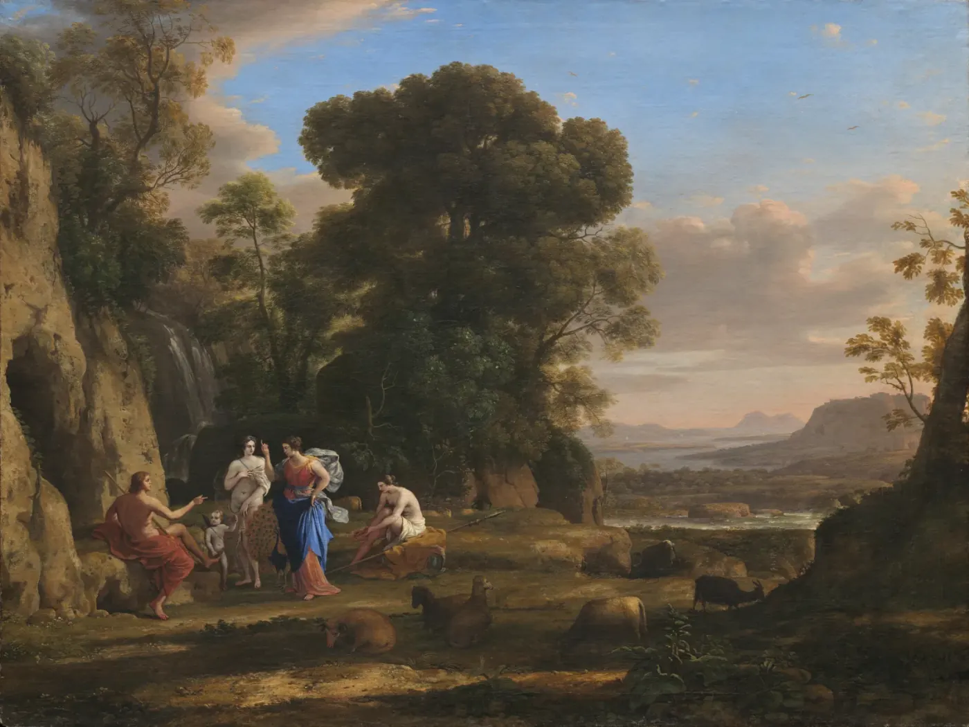 Claude Lorrain's landscape painting The Judgment of Paris