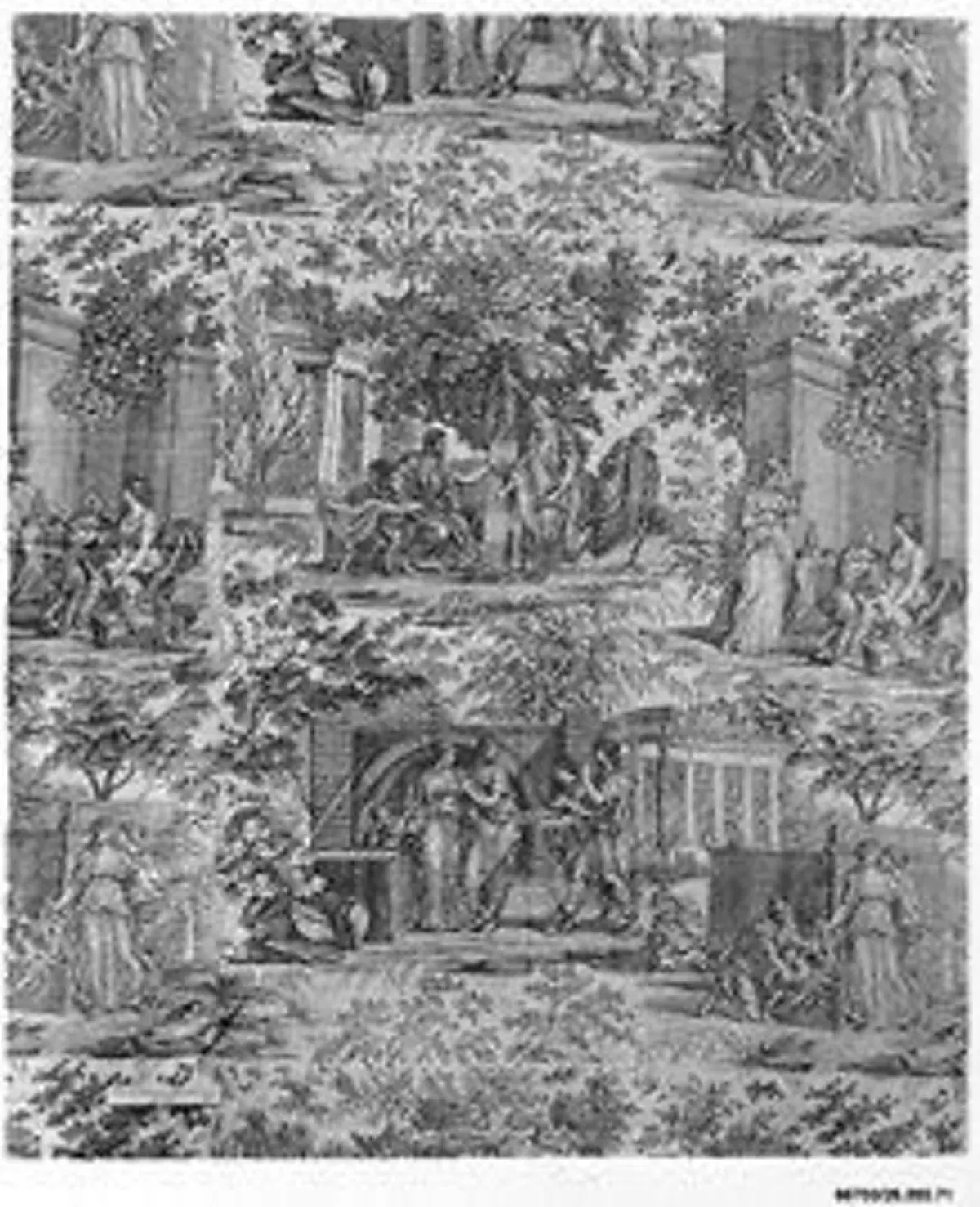 Decorative object showing Achilles recognized by Ulysses