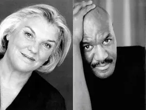 Tyne Daly and Delroy Lindo from the Getty Villa Agamemnon cast