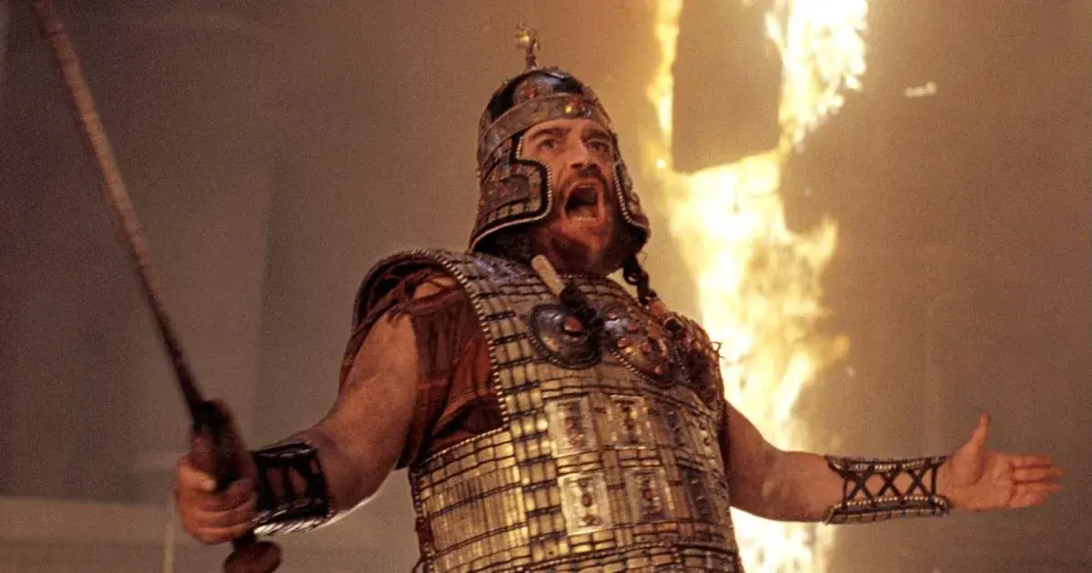 Brian Cox as Agamemnon in the 2004 film Troy