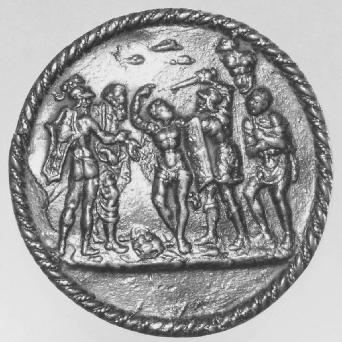 Early sixteenth-century print of the sacrifice of Iphigenia