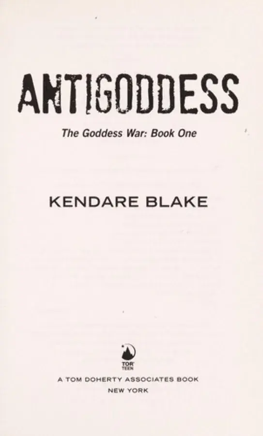 Cover of Antigoddess by Kendare Blake