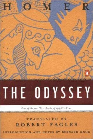 Cover of Robert Fagles's Penguin Classics translation of the Odyssey