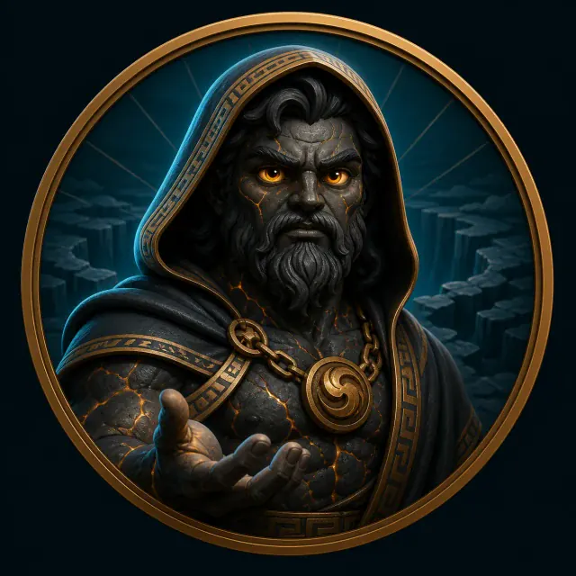 Illustrated portrait of Tartarus